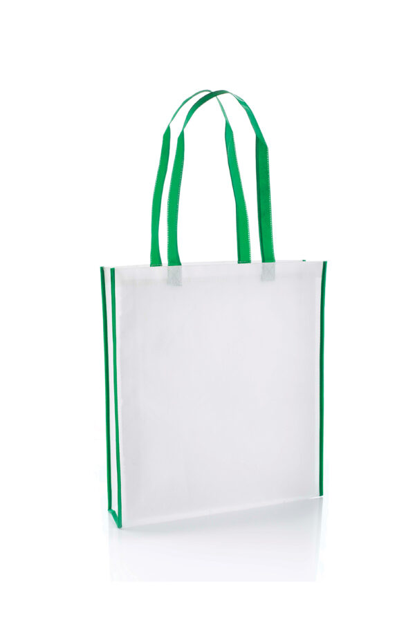 12261 Virginia Non Woven White Green