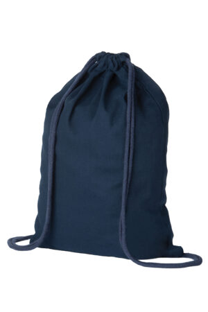 8268 Navy Trident 3.5oz Drawstring Bag