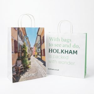 CMYK Twist Handle Paper Bags