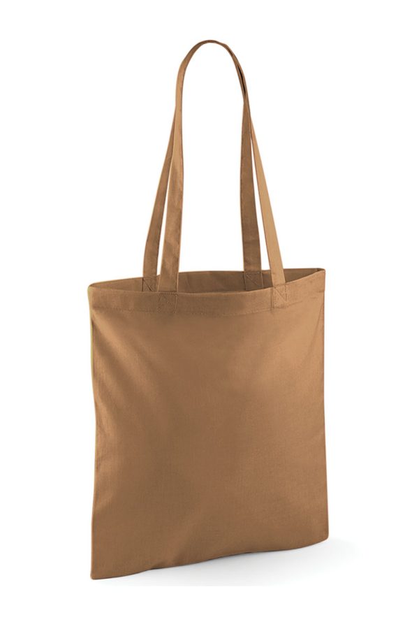 W101 140gsm Coloured Tote Caramel