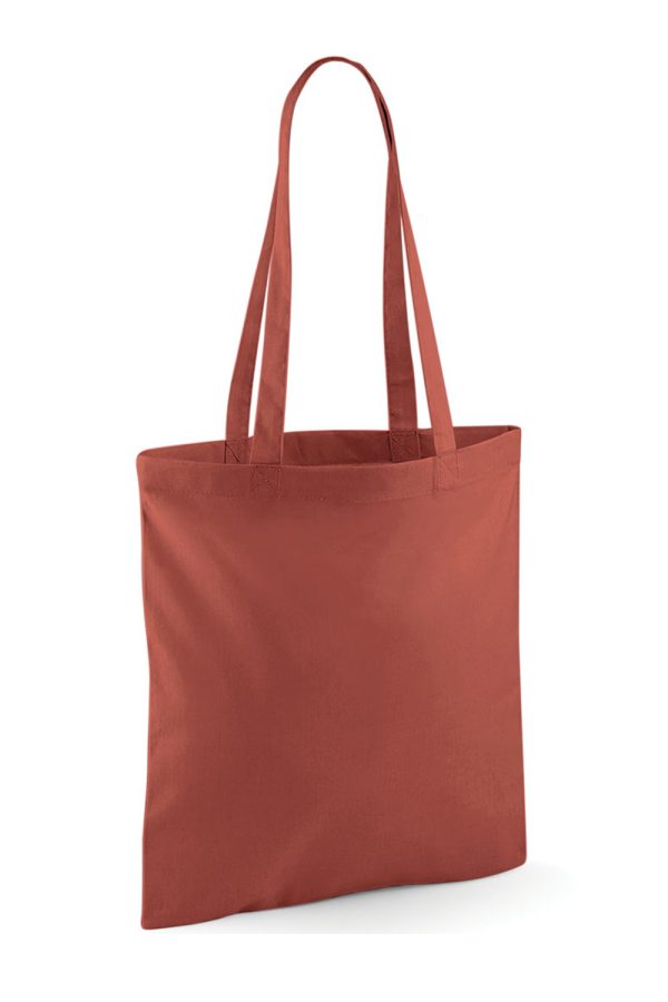 W101 140gsm Coloured Tote Orange Rust