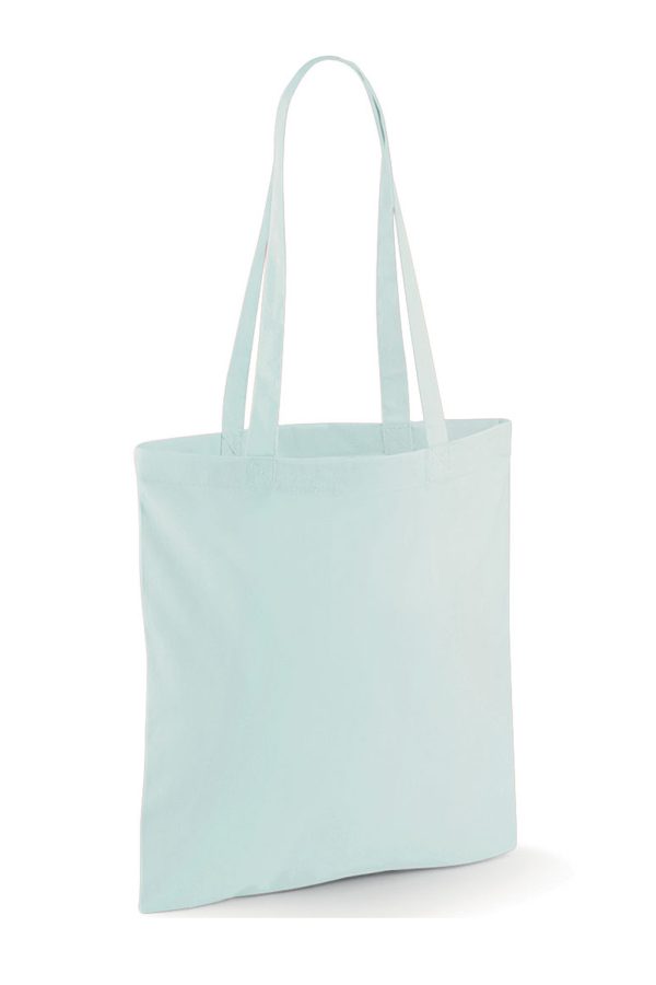 W101 140gsm Coloured Tote Pastel Mint