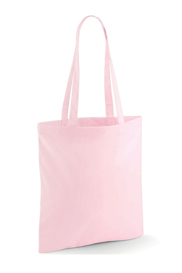 W101 140gsm Coloured Tote Pastel Pink