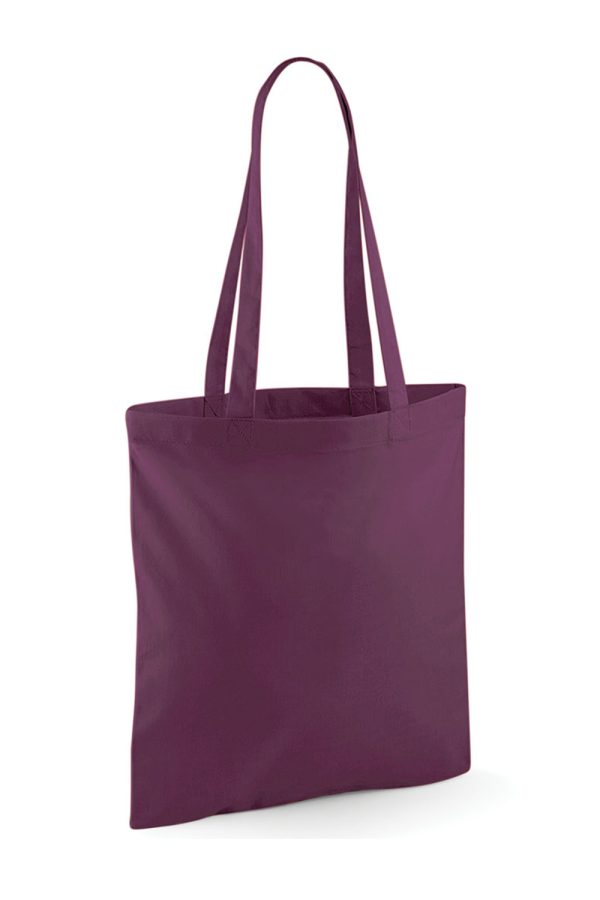 W101 140gsm Coloured Tote Plum