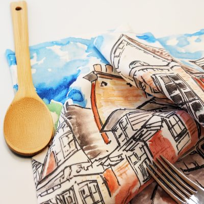 Crazy Bags Tea Towel